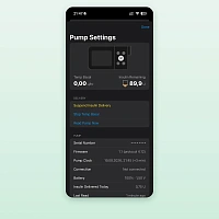 Loop Ultra: настройки помпы Apex TruCare III